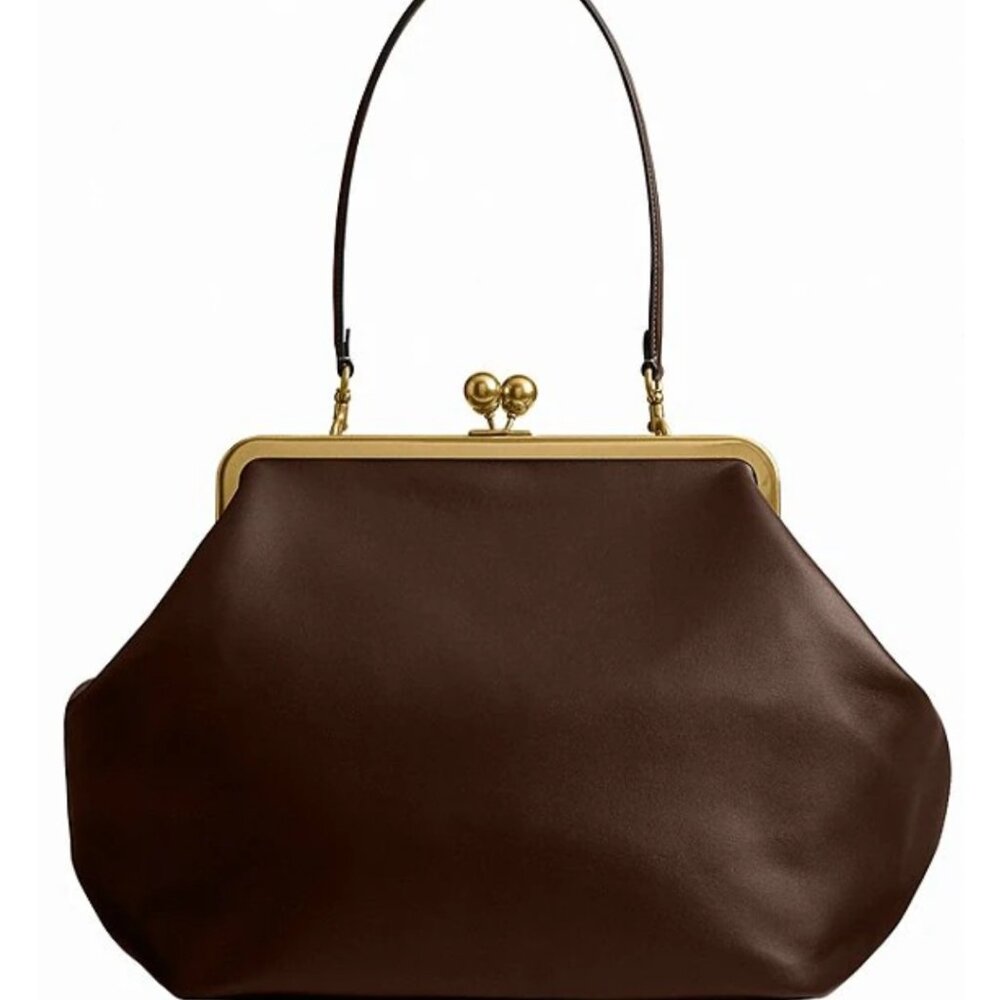 COACH LARGE KISSLOCK FRAME BAG